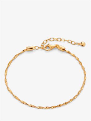 BOTTEGA VENETA Twist gold-plated bracelet