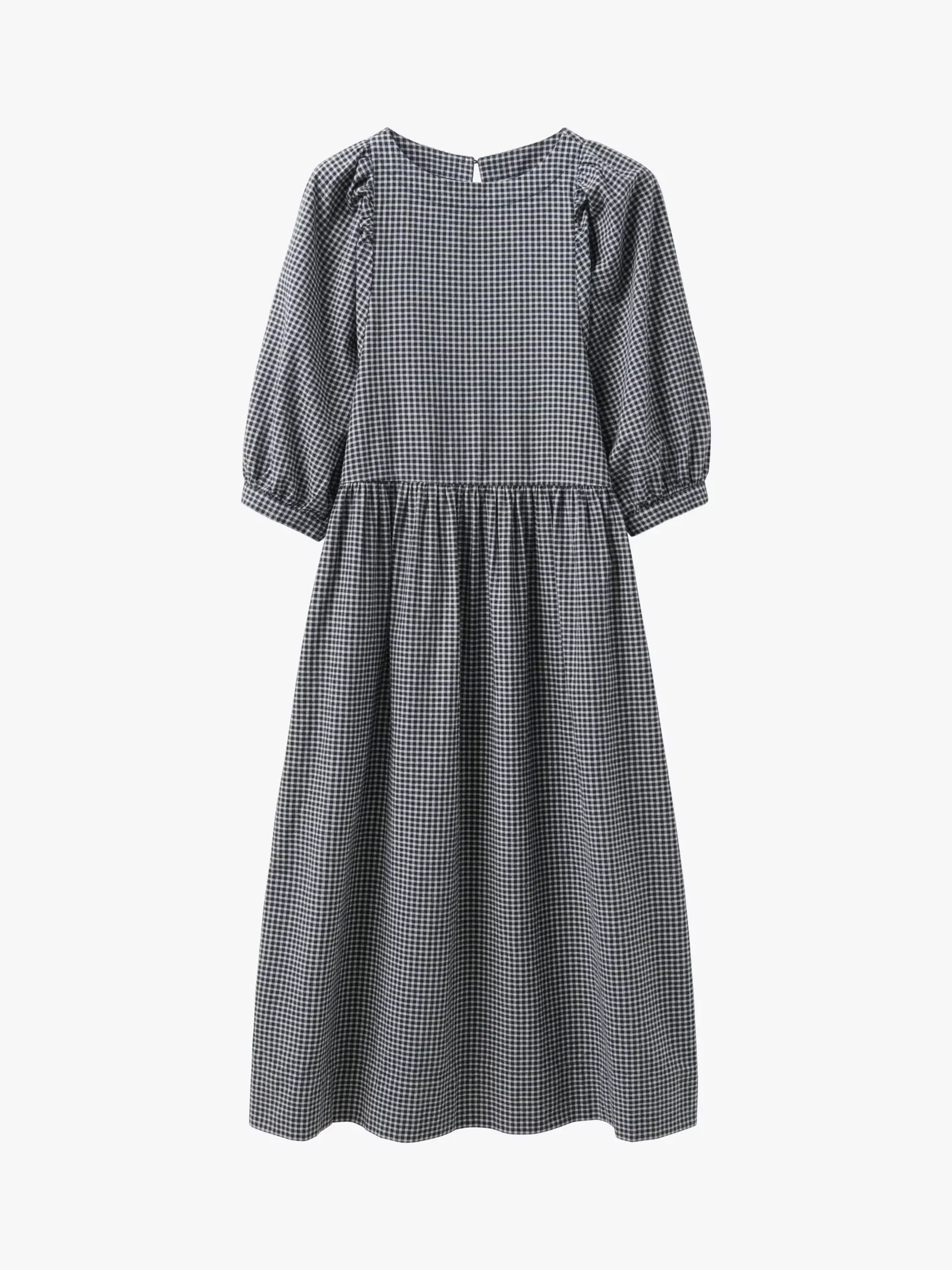 TOAST Gingham Puff Sleeve Dress | endource