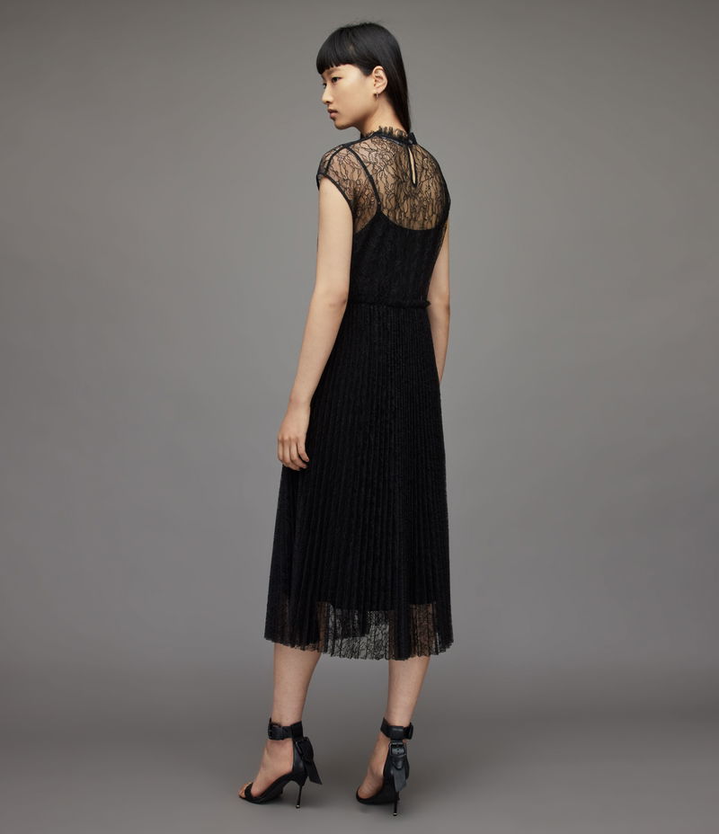 ALLSAINTS Arya Lace Midi Dress endource