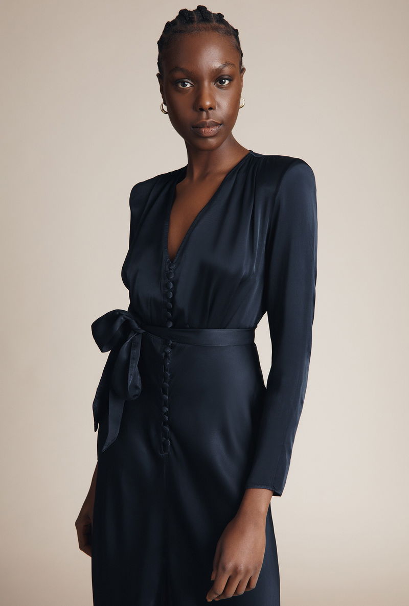 ghost meryl dress blue Meryl Sequined Dress – SAU LEE main image 1