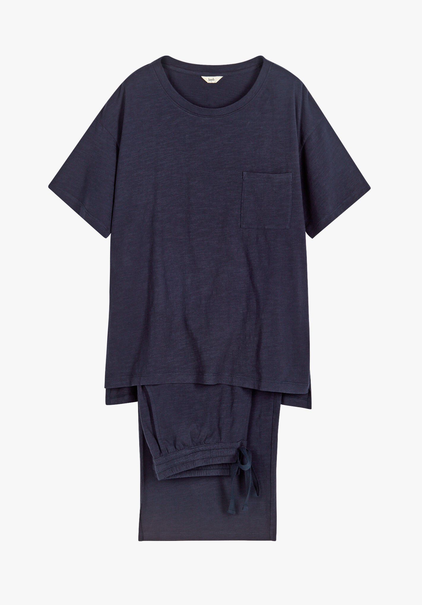 HUSH Mila Culotte Pyjamas in Midnight Navy | Endource