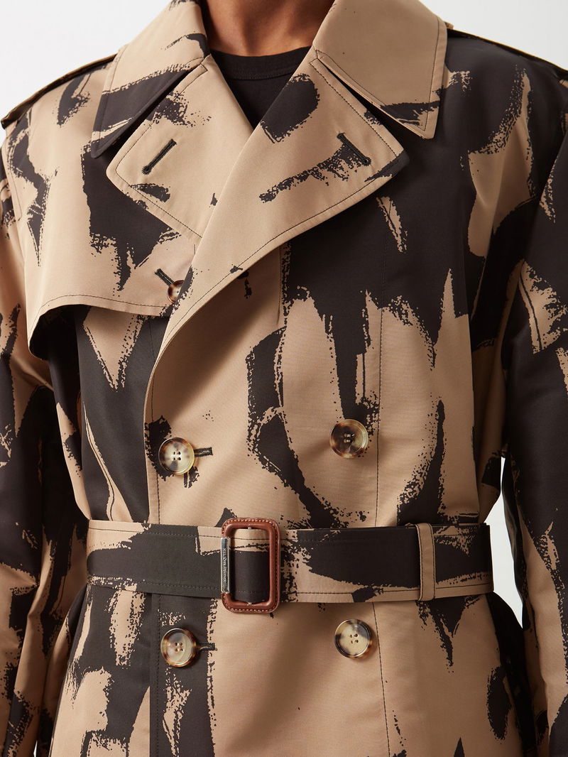 burberry graffiti trench