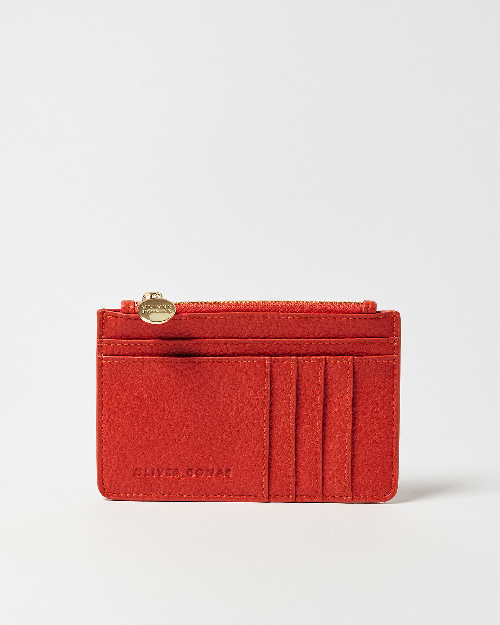 OLIVER BONAS Rita Card Holder in Orange | Endource