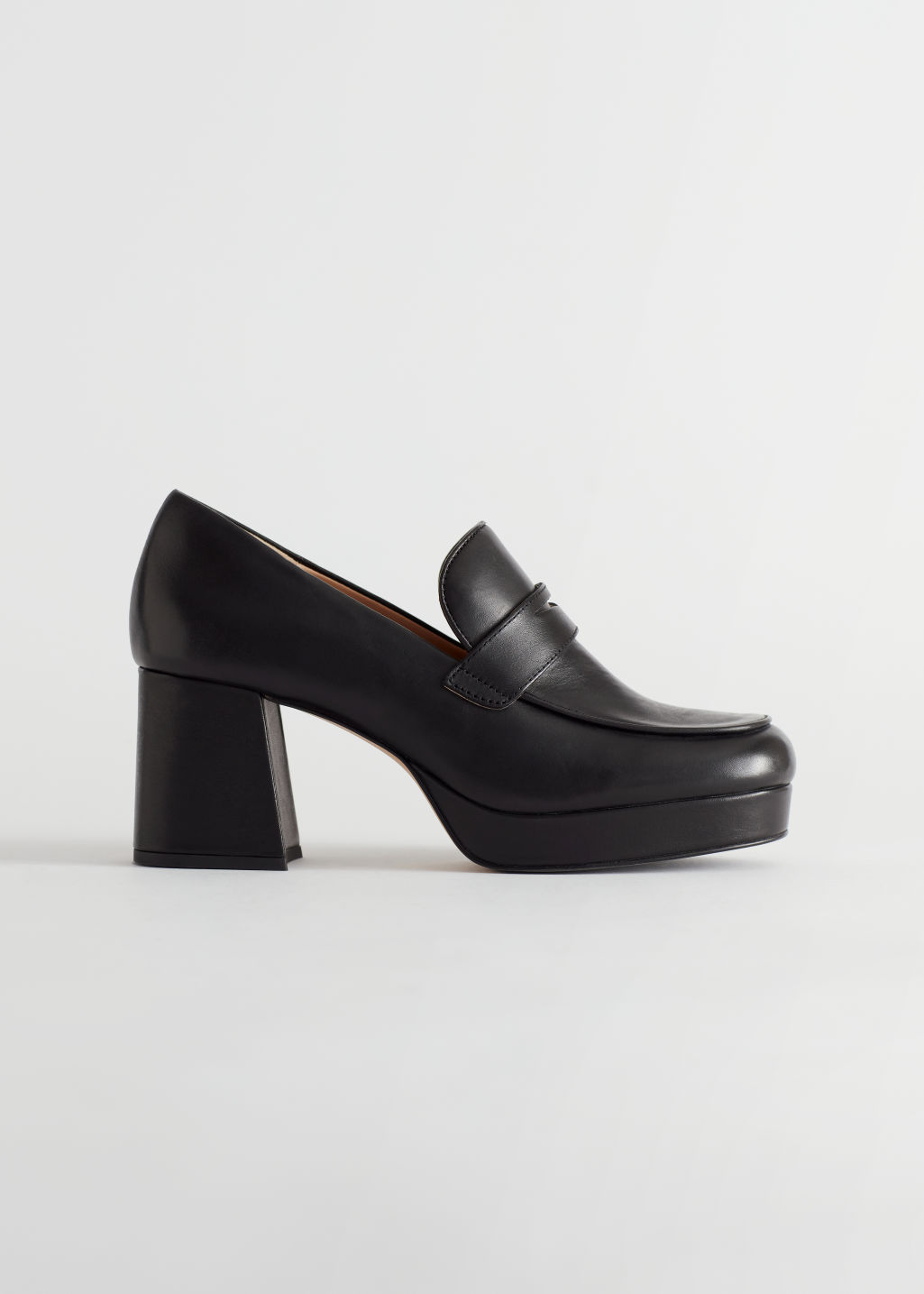block heel loafers uk