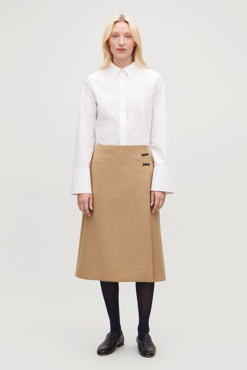 Buckle wrap skirt main image 1