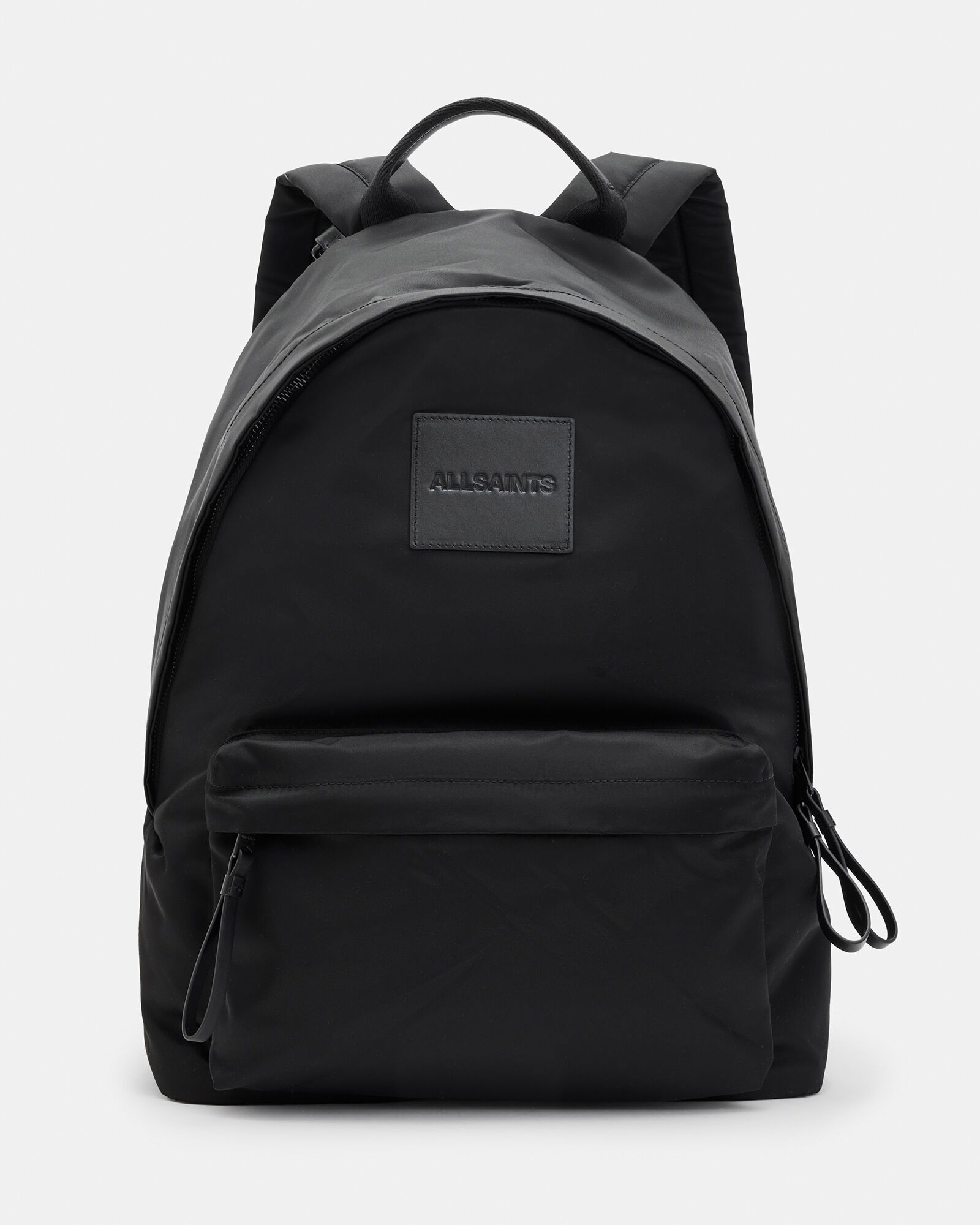 NEW AllSaints Black Nylon Medium Backpack Purse AllSaints Leather backpack  main image 2