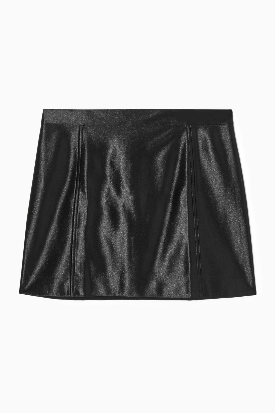 Satin Glossy Short Skirt