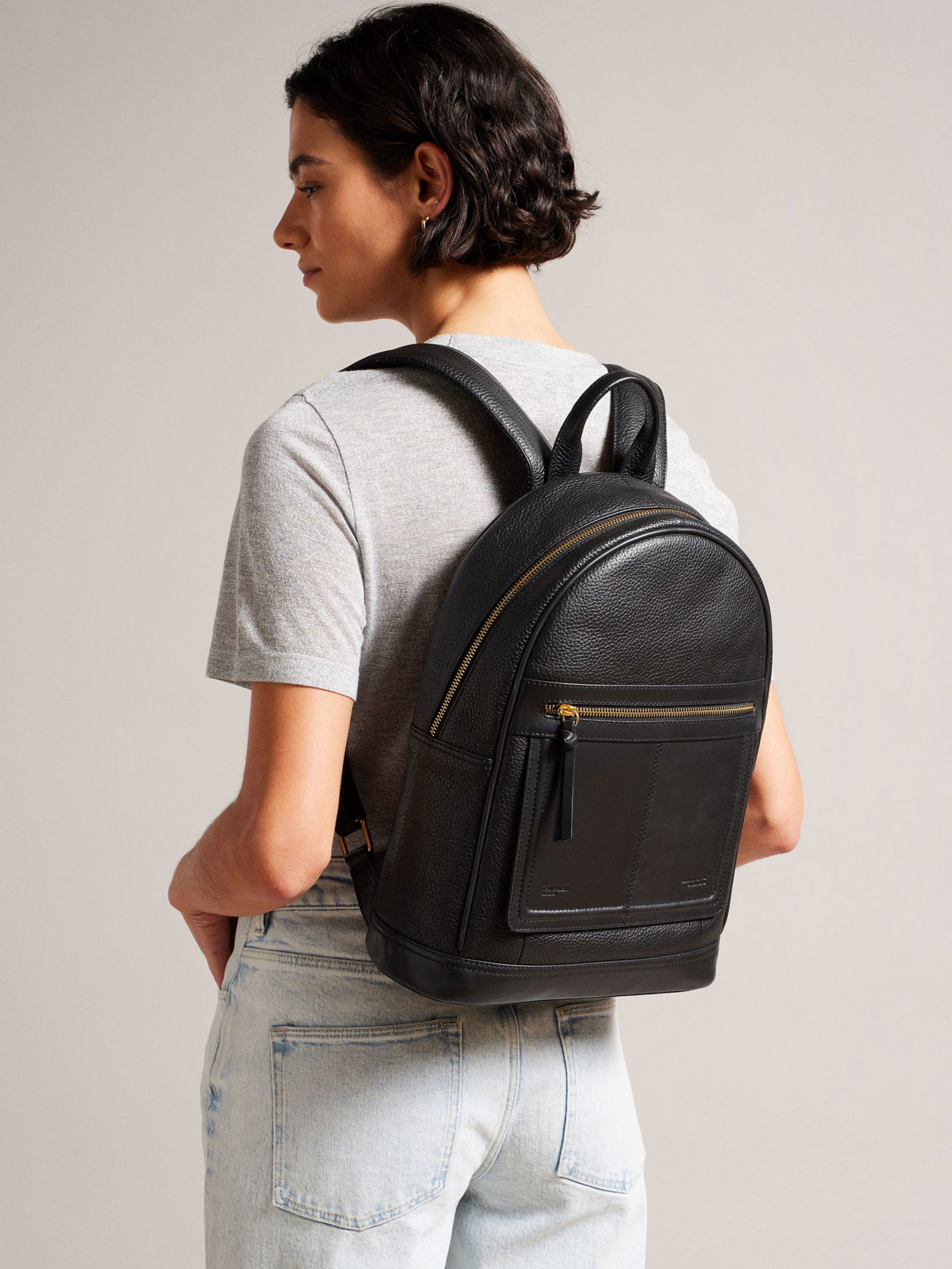Ted Baker Nishay Workwear Medium Leather Backpack Ted Baker Medium Backpacks for Women for sale | eBay main image 4