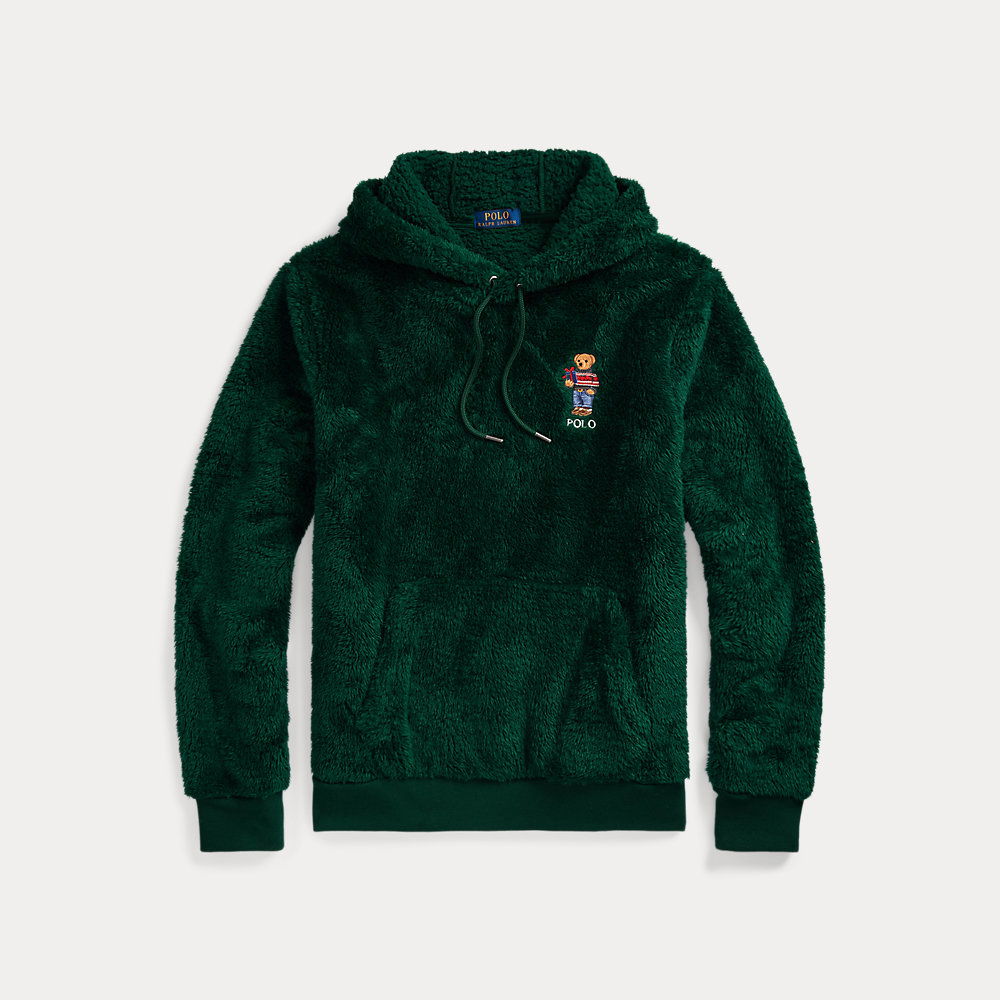 POLO RALPH LAUREN Bear Pile Fleece Hoodie endource
