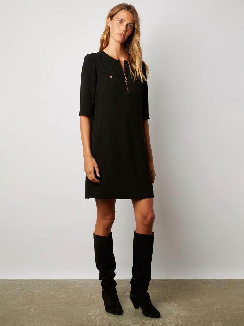 Gerard Darel Juna Mini Dress In Black 