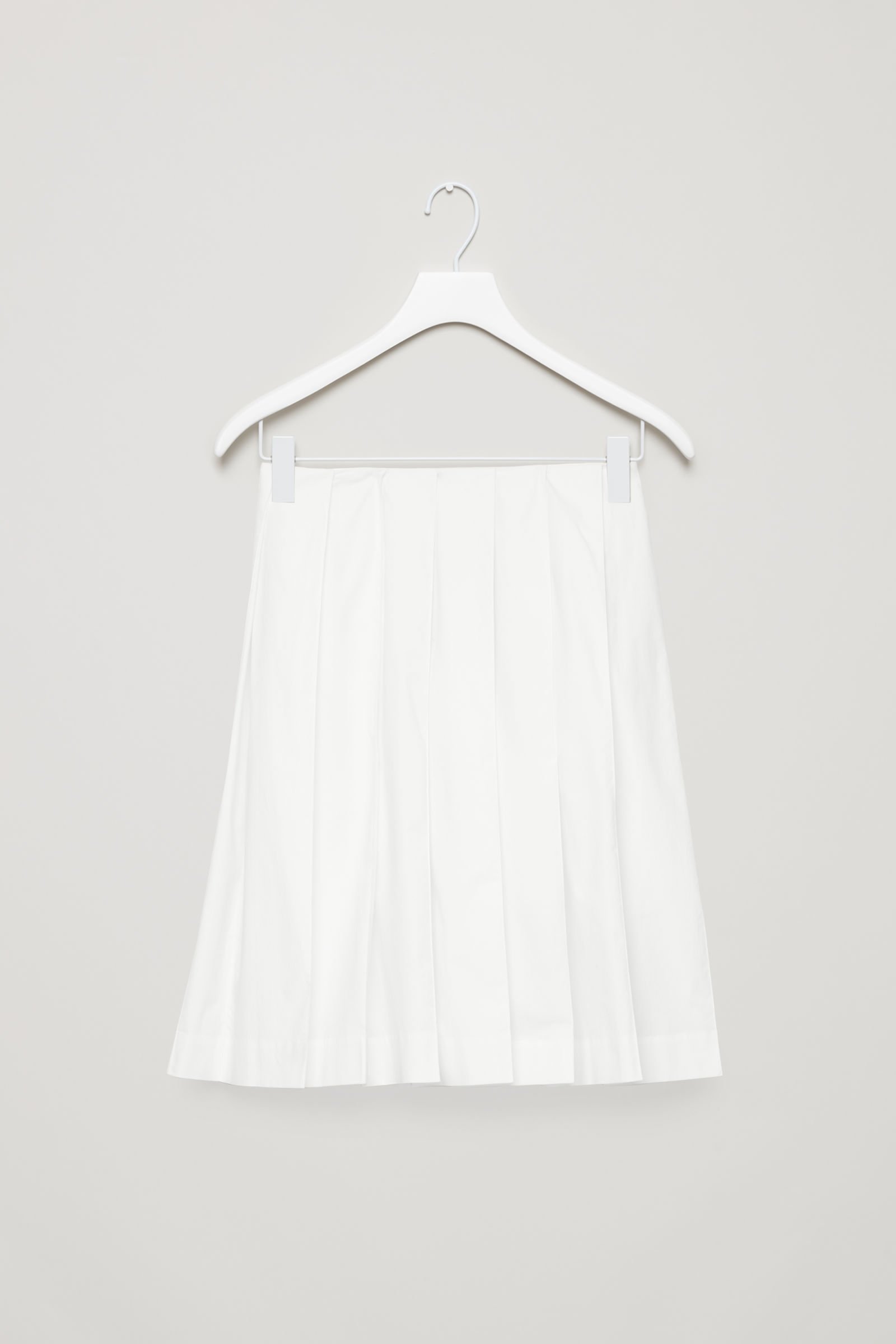 COS Pleated Cotton-Poplin Skirt | Endource