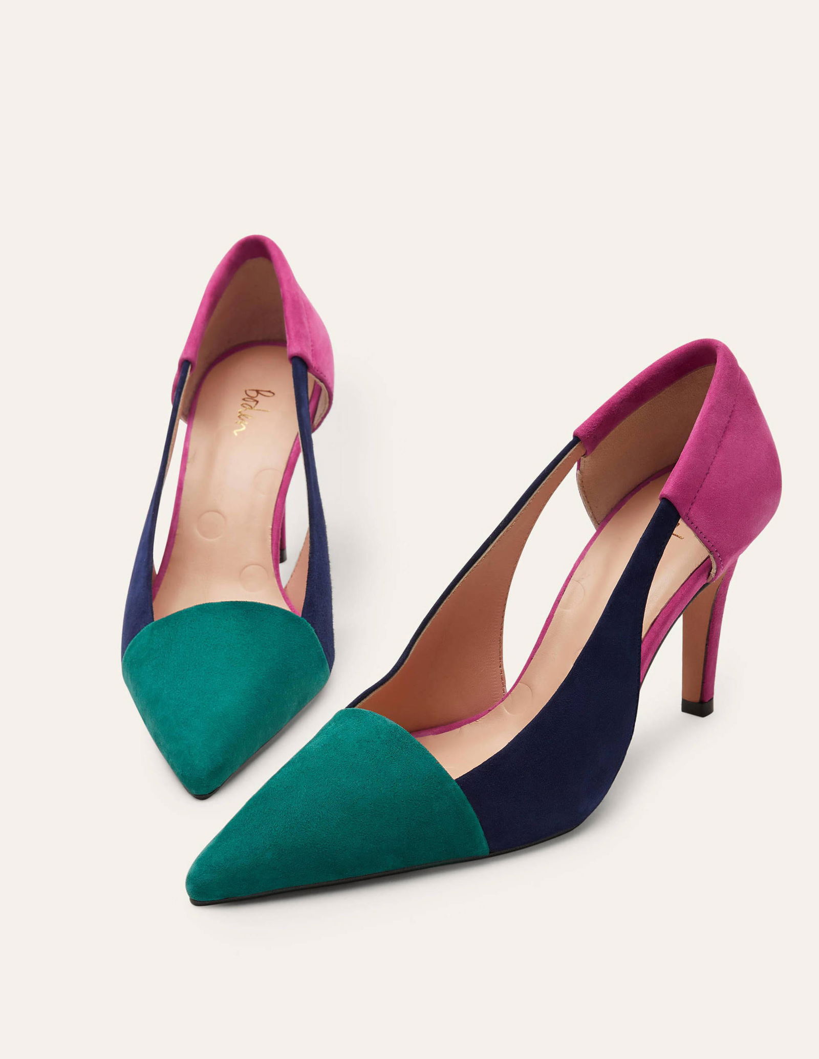 nine west two tone pumps