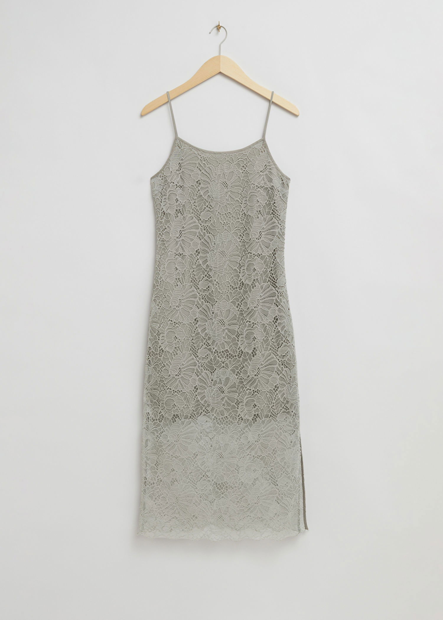 & OTHER STORIES Slim-Fit Lace Midi Dress | endource