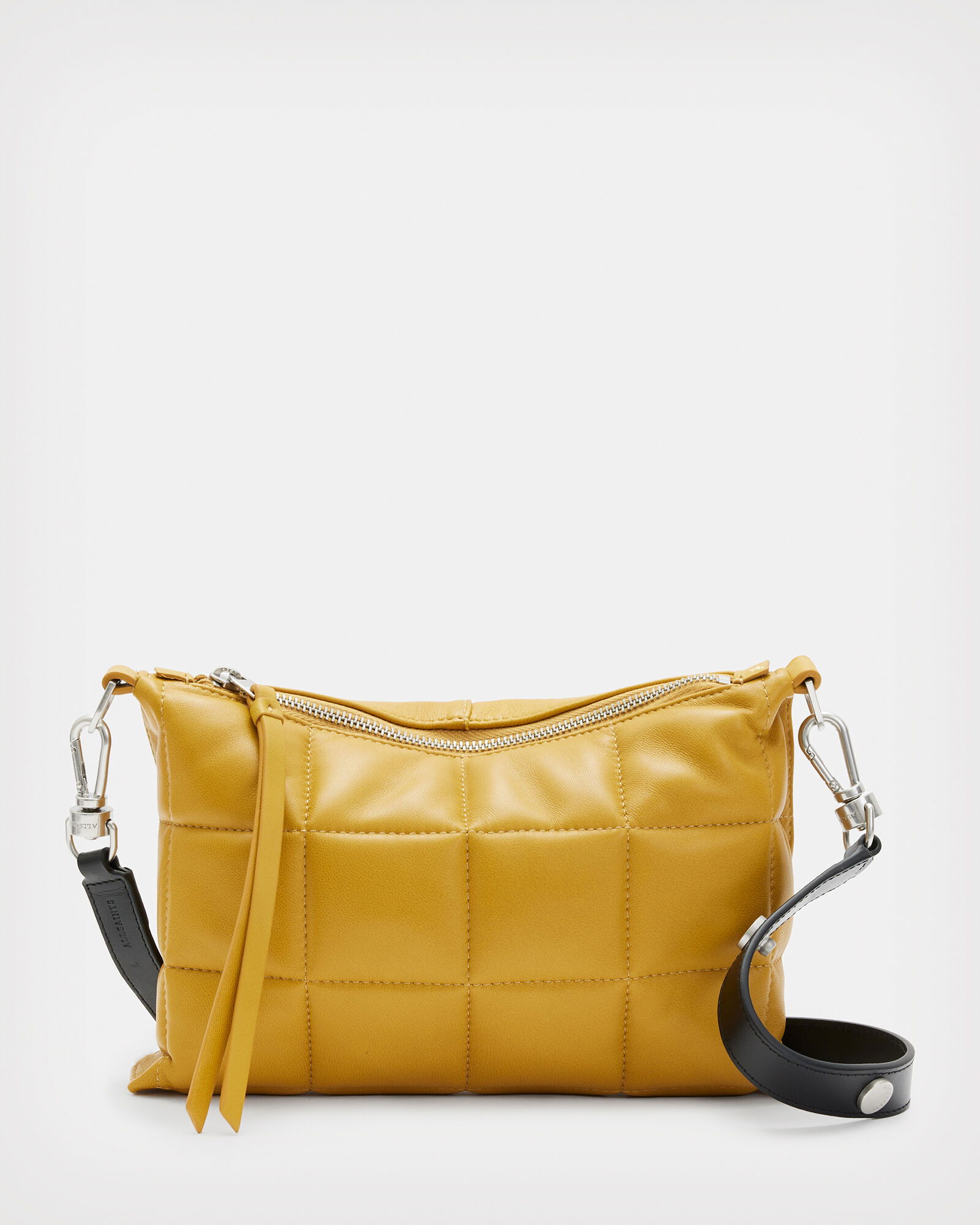 ALLSAINTS Eve Leather Quilted Crossbody Bag Endource