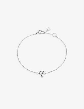 THE ALKEMISTRY Love Letter B Initial 18ct White-Gold Bracelet