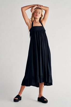 FREE PEOPLE free-est - Inesa Maxi Dress in Mossy Gold