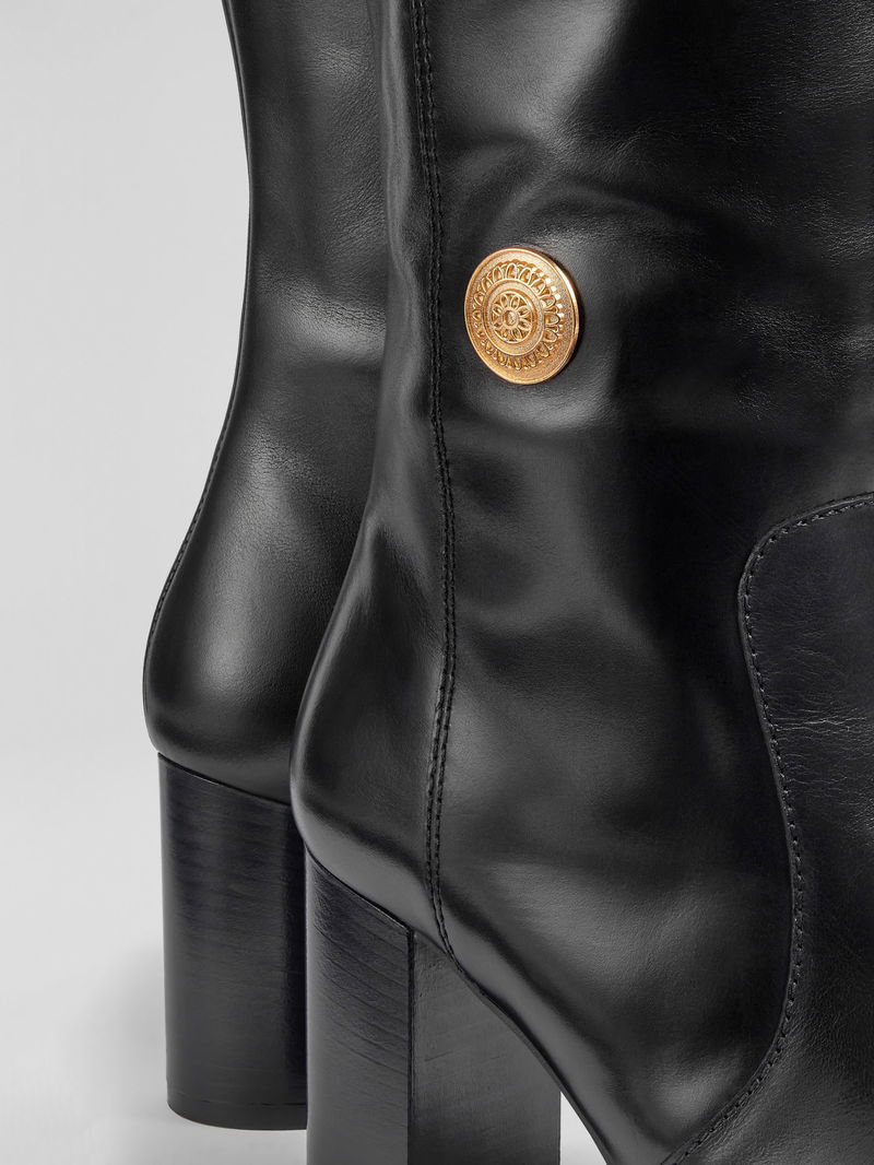 BENNETT Marcella Leather Knee High Boots endource