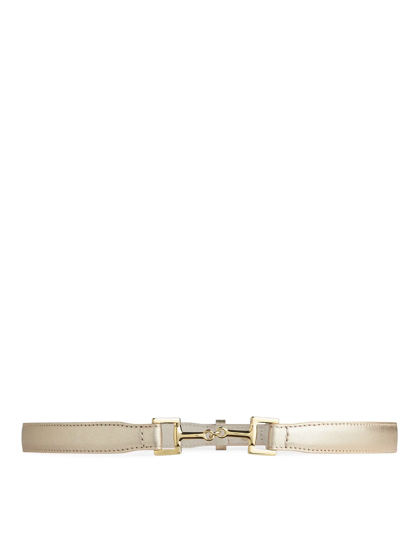 horsebit buckle belt