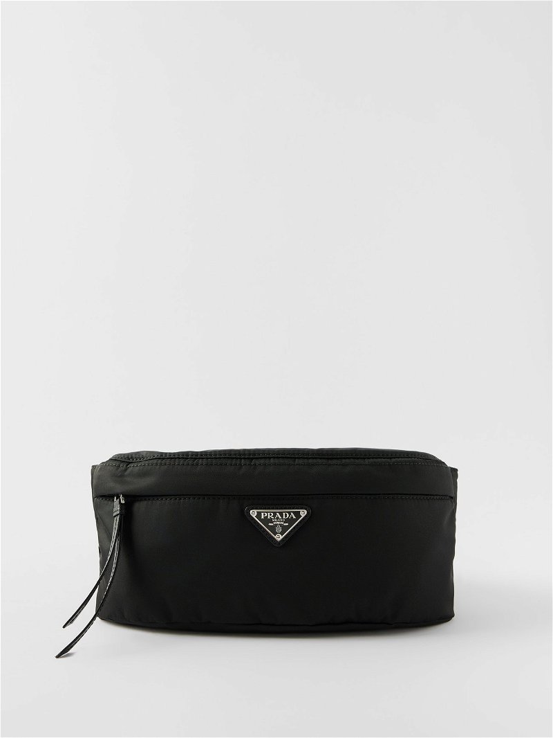 Black Re-nylon Belt Bag