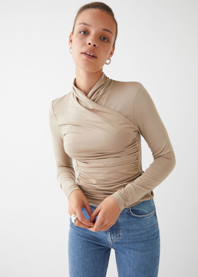 Fitted Shirred Top
