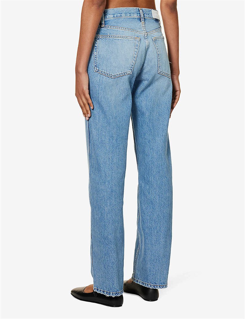 90s Loose high-rise straight-leg jeans