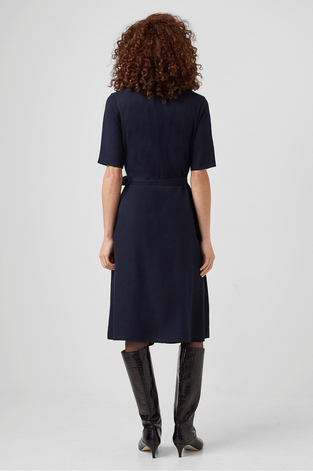 knee length dresses for ladies Aleena Black Mini Dress - US 10 main image 1