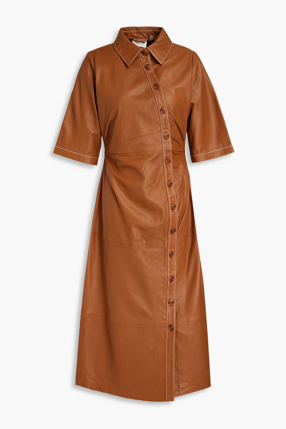 gestuz leather dress Gestuz Leather Mini Dress