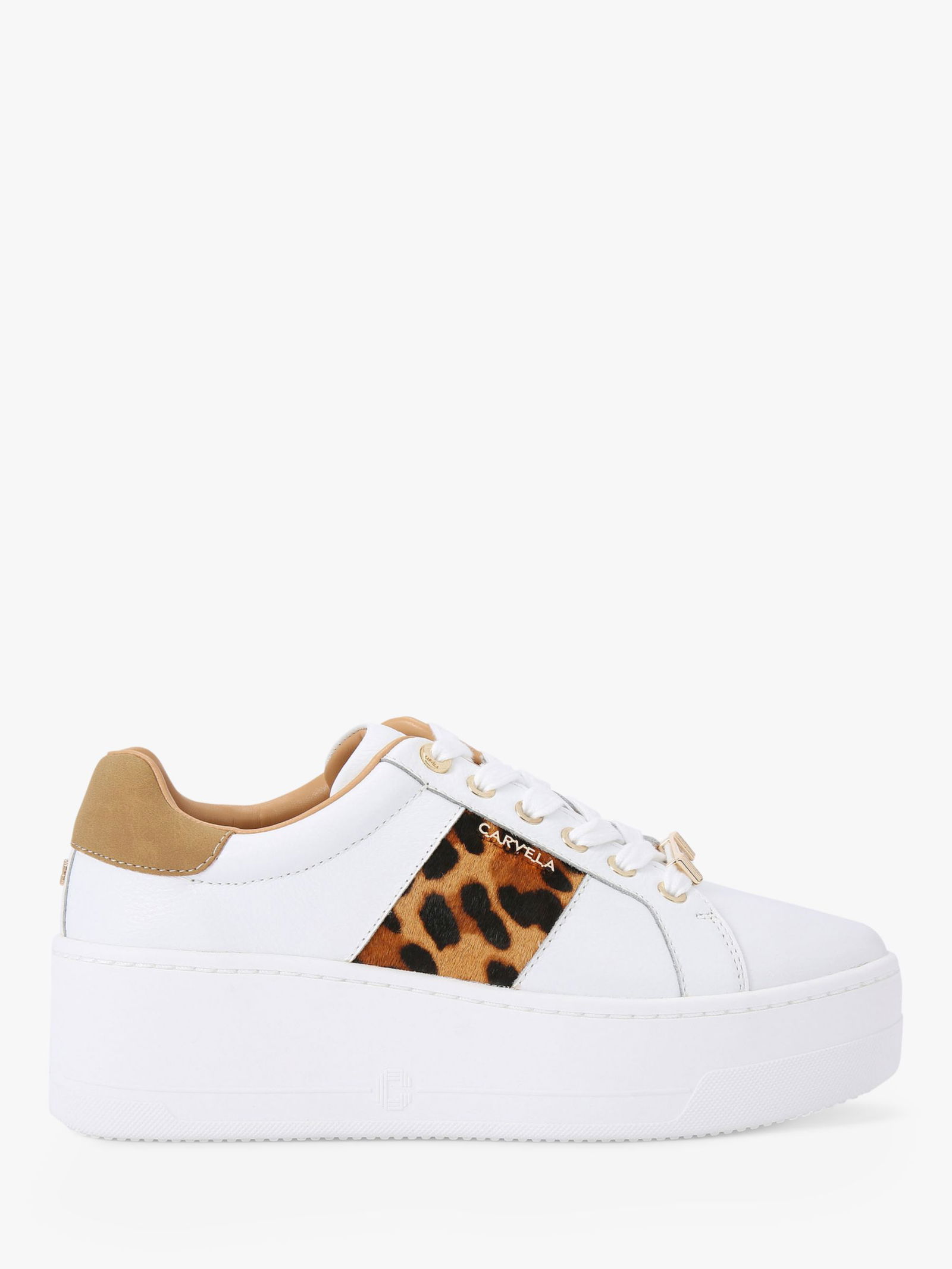 carvela leopard trainers