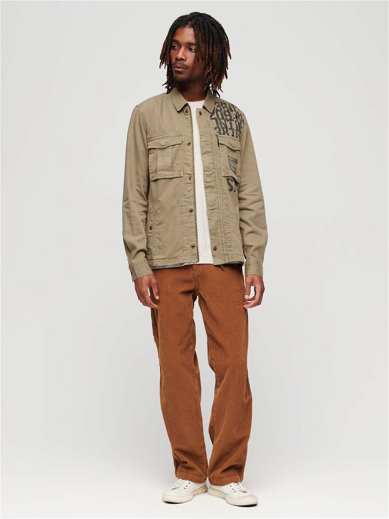 SUPERDRY Superdry x Ringspun - Journey Overshirt in Green