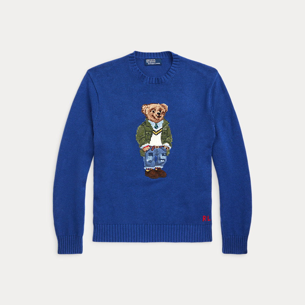 POLO RALPH LAUREN Polo Bear Jumper in Blue | Endource