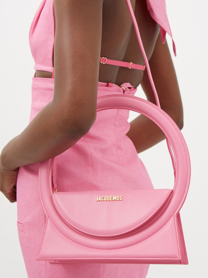 JACQUEMUS Round Leather Bag endource