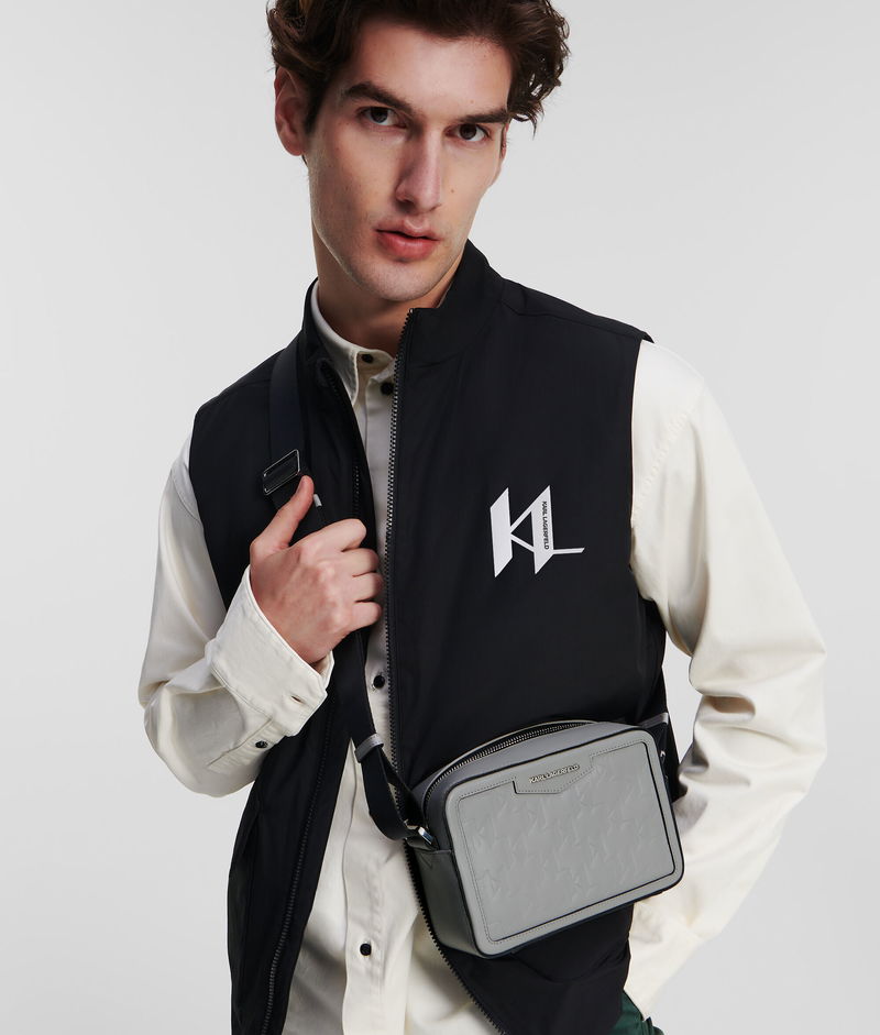 Camera Bag Karl Lagerfeld Sac Bandouliere UTILITY COATED DENIM