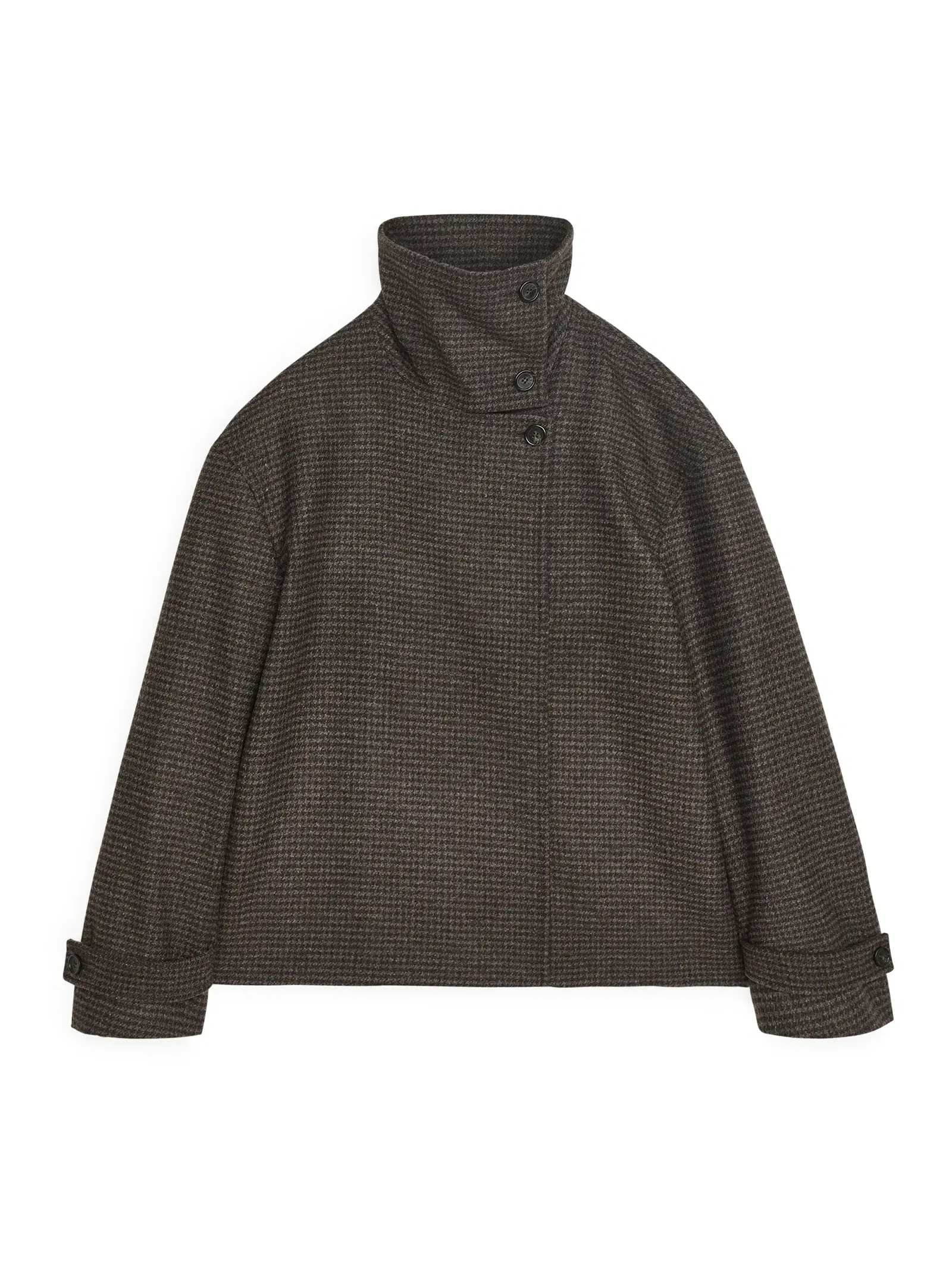 ARKET High Collar Wool Jacket | endource