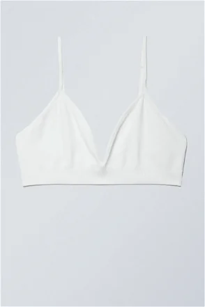 COS Contouring Ribbed Triangle Bra - ShopStyle