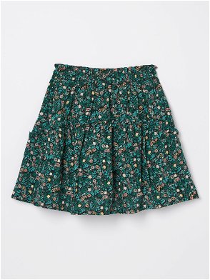 Molli Mini Cinch Skirt - Lylas Garden - Plus - Gardenbelle Shop