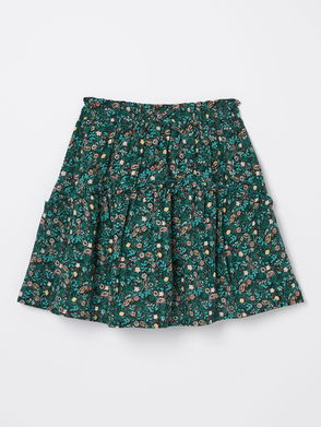 Molli Mini Cinch Skirt - Lylas Garden - Plus - Gardenbelle Shop