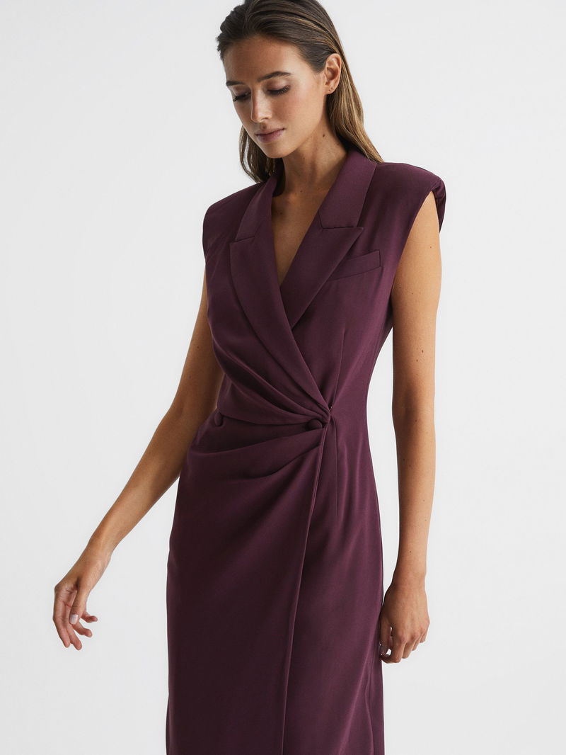 reiss cecile tuxedo bodycon midi dress 61% off Tux formal womens tuxedo dress