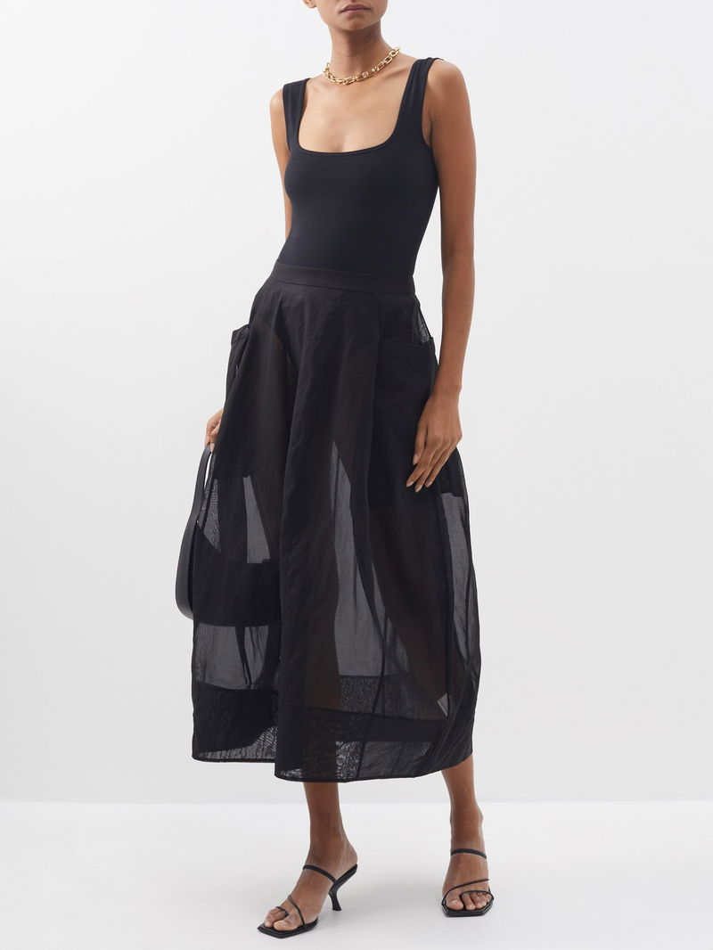 tibi starch cotton organza dress Starch Cotton Organza Dress Tibi Official