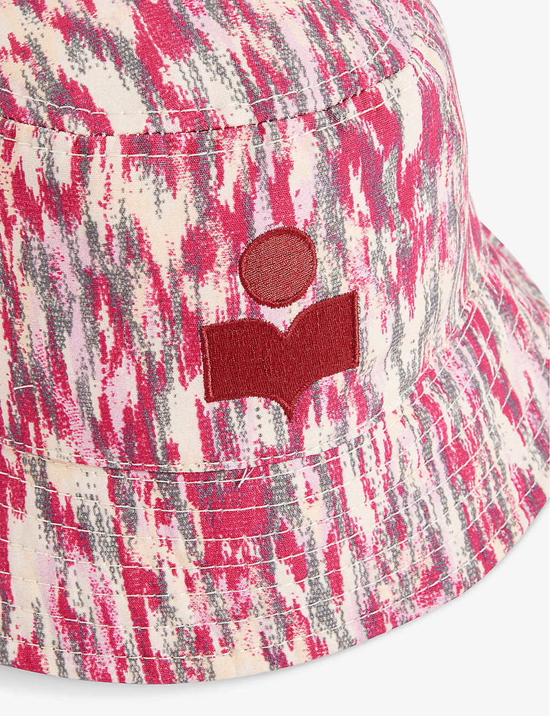 ISABEL MARANT Haley Logo-Embroidered Cotton-Canvas Bucket 