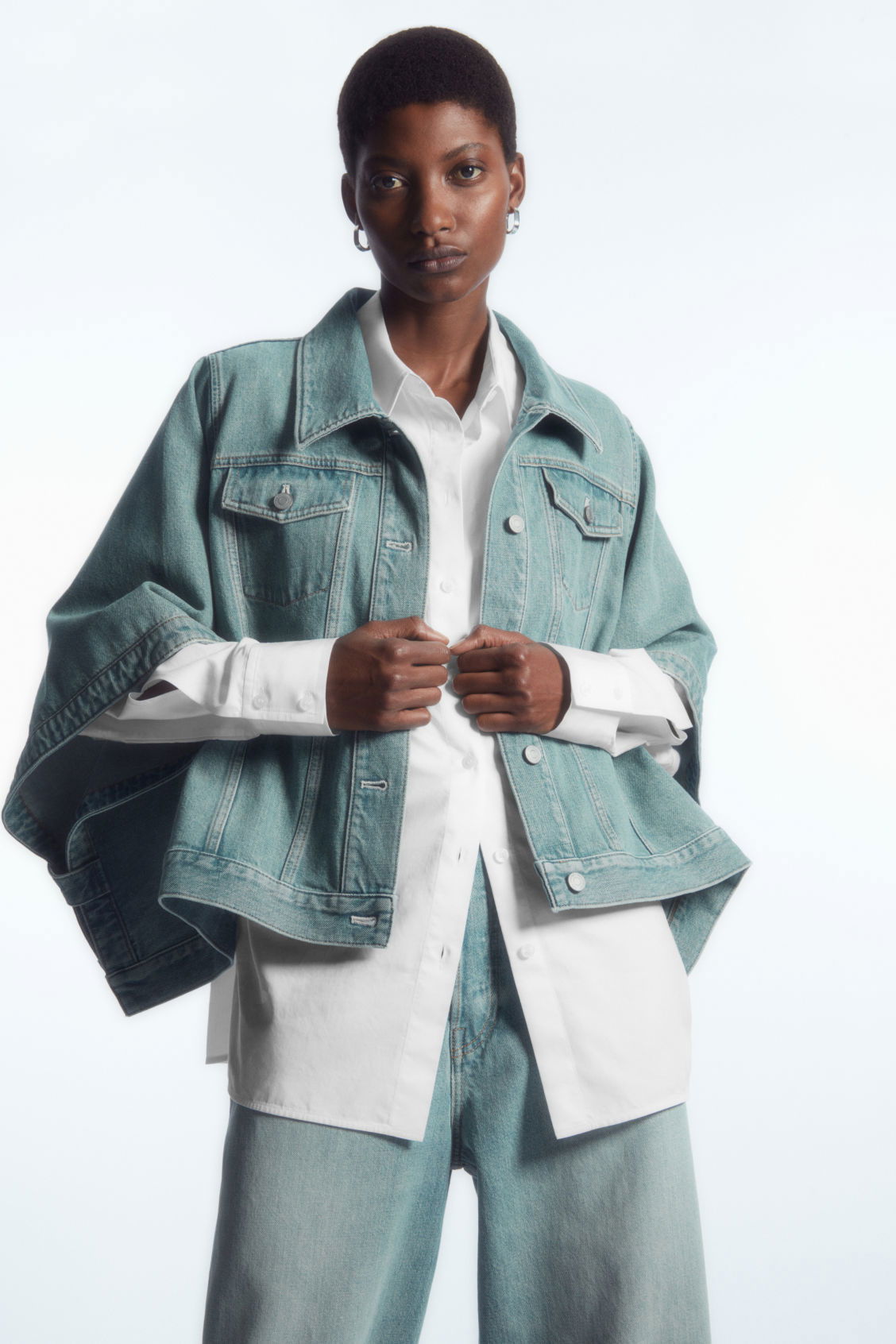 COS Denim Poncho | endource
