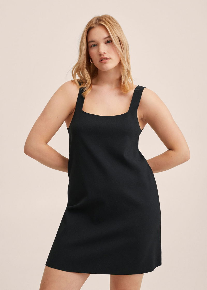 MANGO Fine Knitted Dress | endource