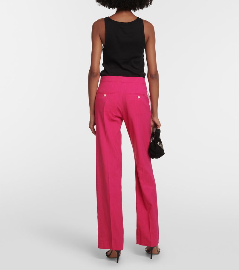 ISABEL MARANT Scarly Wide-Leg Pants in Pink | Endource