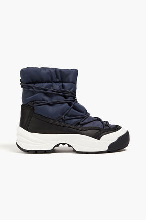 Black Padded Re-Nylon snow boots, Prada