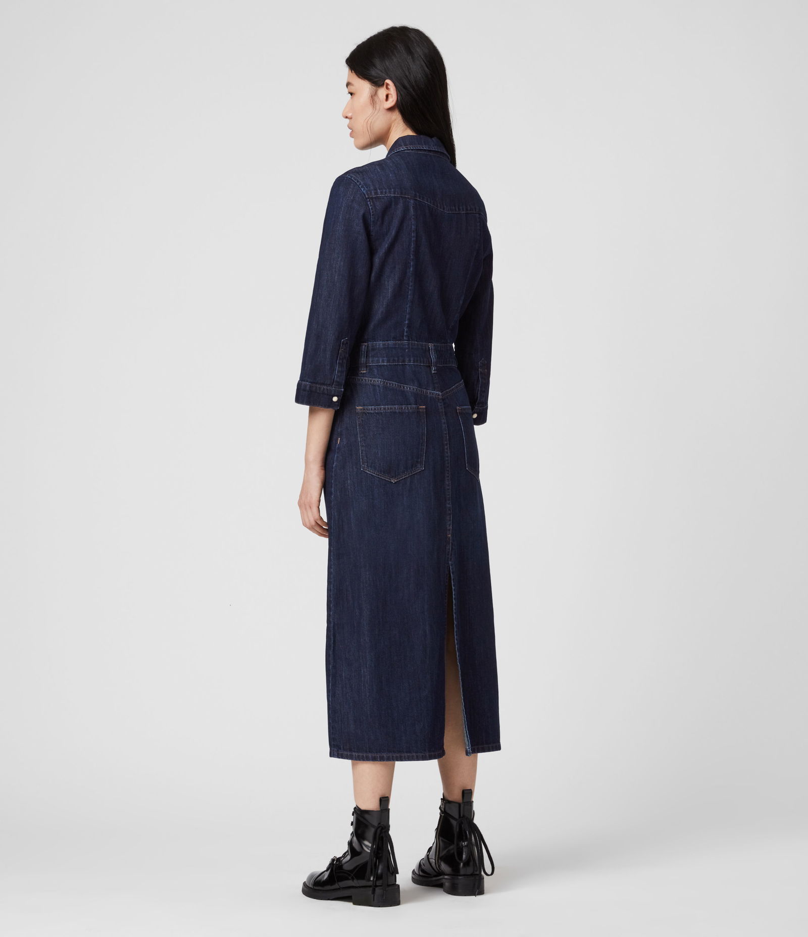 allsaints polly denim dress ALLSAINTS Polly Denim Dress