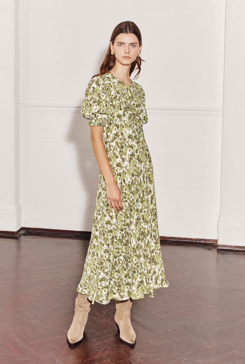 gaia claret lace midi dress Women's Gaia Sheath V-Neck Lace Midi Dress XS/S/M/L/XL/Customize Cream MEAN BLVD Cream / S