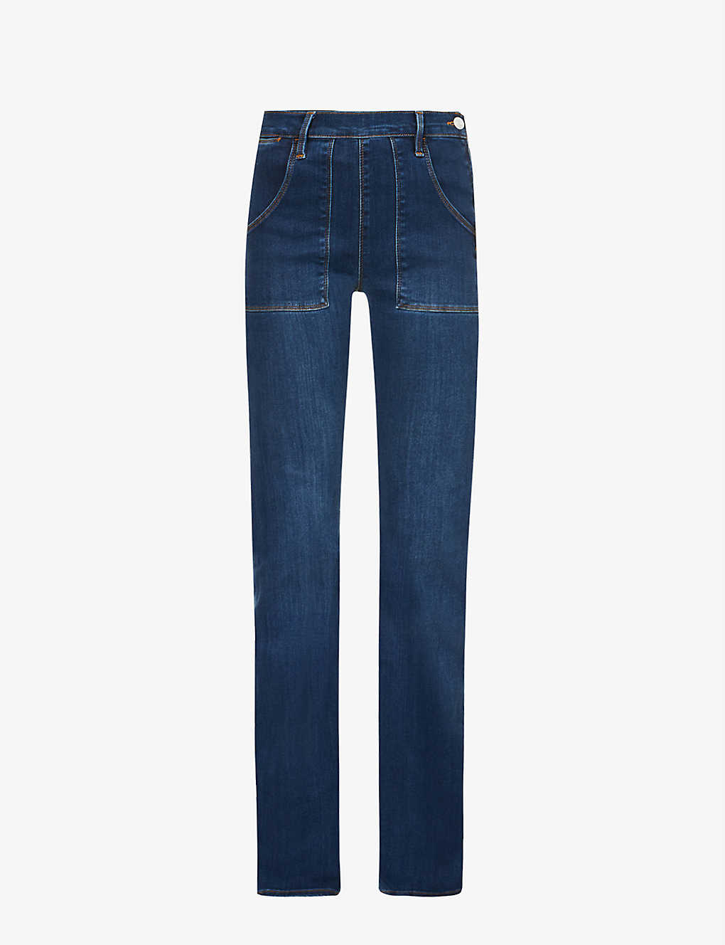 FRAME Le Flare Francoise Mid-Rise Slim-Fit Jeans | endource