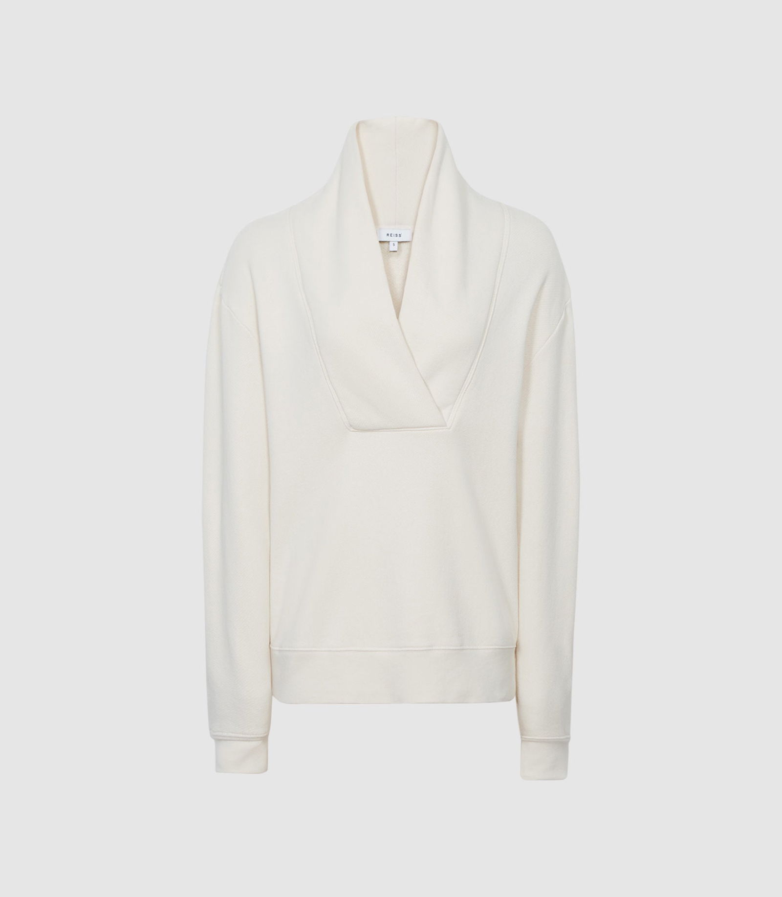 reiss astrid shawl collar sweater