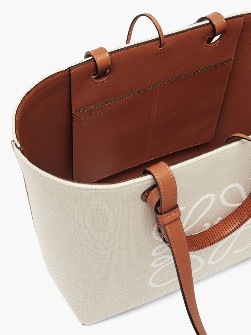LOEWE Large Anagram-Jacquard Canvas Tote Bag endource