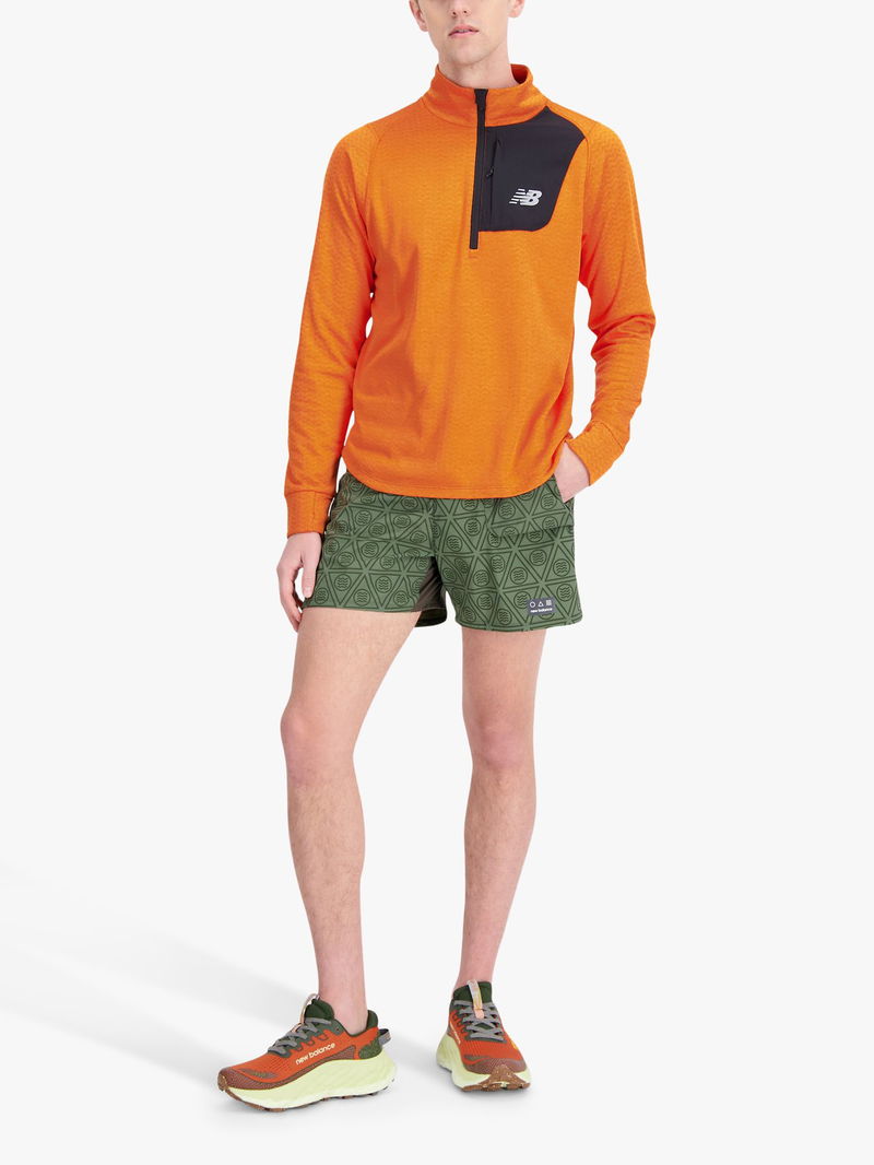 NEW BALANCE New Balance Heat Grid 1/4 Zip Long Sleeve Running Top