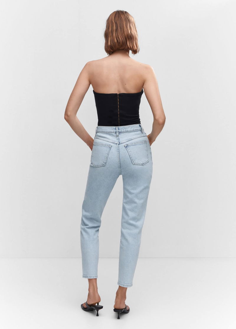 Mom comfort high-rise jeans - Woman